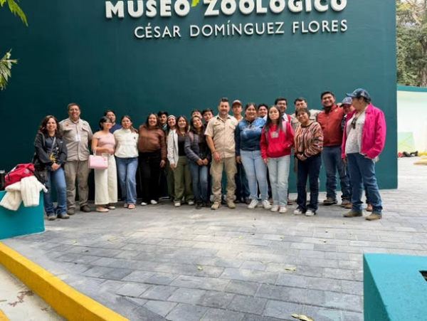 Alumnos de 6º semestre de la Licenciatura en Medicina Veterinaria y Zootecnia realizaron una visita académica al Zoológico Miguel Álvarez del Toro (ZooMAT)