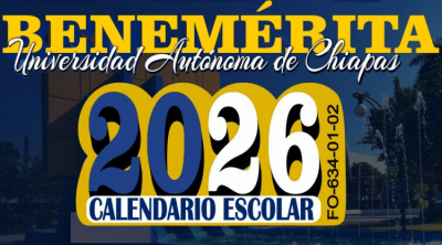 Calendario Benemérita UNACH 2026